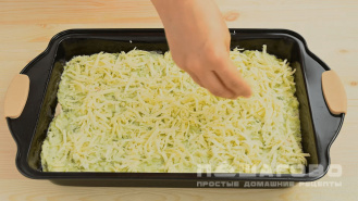 Фото приготовления рецепта: Запеканка из кабачков в духовке - шаг 3