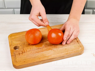 Фото приготовления рецепта: Харчо с аджикой томатной пастой и черносливом - шаг 3