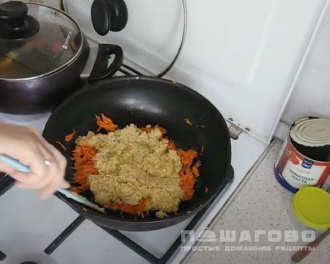 Фото приготовления рецепта: Вегетарианские голубцы - шаг 3