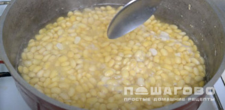 Фото приготовления рецепта: Каша из бобов сои - шаг 5