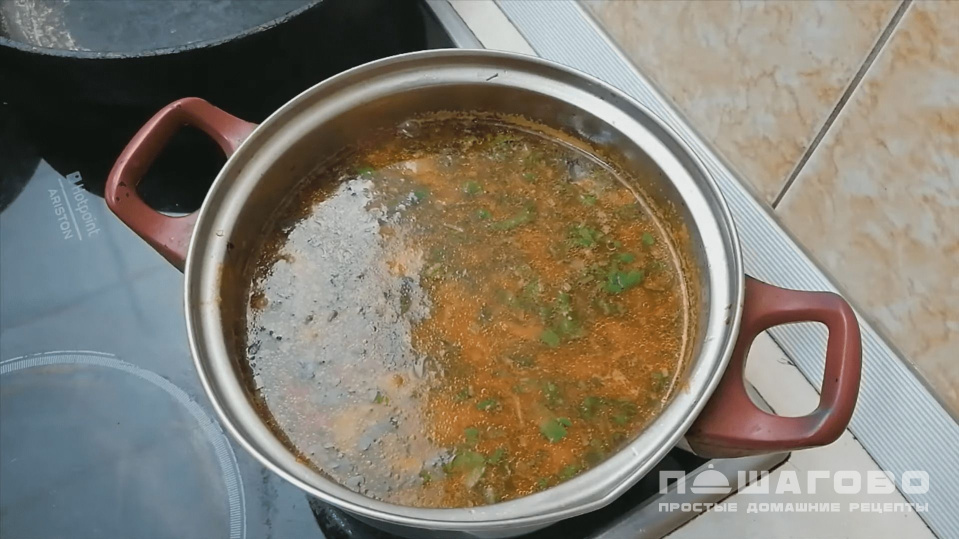 Фото приготовления рецепта: Фасолевый суп без мяса - шаг 2