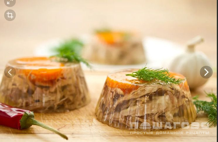 Холодец из говядины и курицы