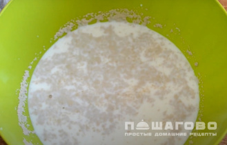 Фото приготовления рецепта: Дрожжевое тесто на опаре для пирогов и пирожков - шаг 1