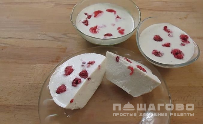 Творожное желе