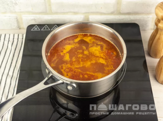 Фото приготовления рецепта: Постный суп харчо - шаг 4