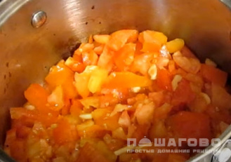 Фото приготовления рецепта: Суп с пастой птитим - шаг 2