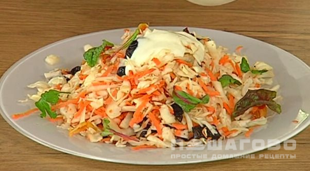 Салат с курагой и с черносливом