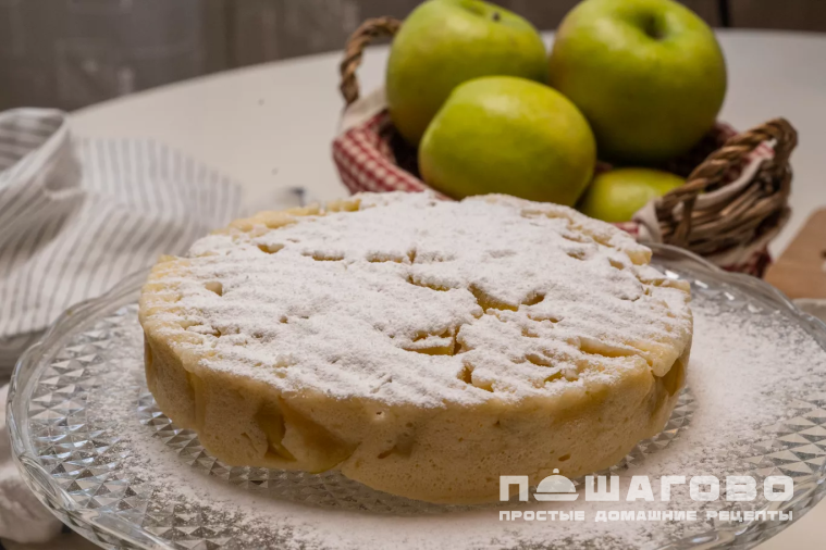 Шарлотка в микроволновке