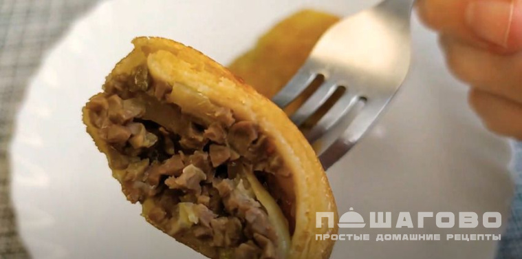 Блины с легким говяжьим