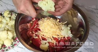 Фото приготовления рецепта: Салат из цветной капусты - шаг 5