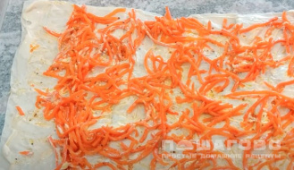 Фото приготовления рецепта: Рулет из лаваша с корейской морковью - шаг 1