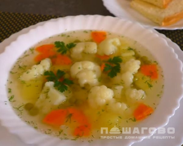 Суп овощной финский