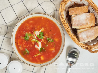 Фото приготовления рецепта: Суп харчо из индейки - шаг 5