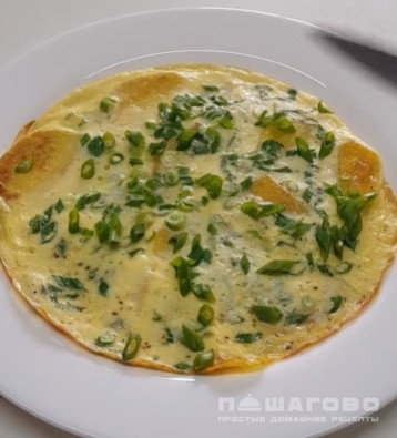 Омлет с картофелем