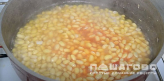 Фото приготовления рецепта: Каша из бобов сои - шаг 6