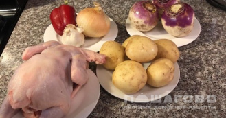 Фото приготовления рецепта: Жаркое с картошкой и курицей - шаг 1