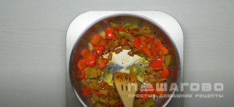 Фото приготовления рецепта: Свинина в кисло-сладком соусе по-китайски (кубаро) - шаг 5