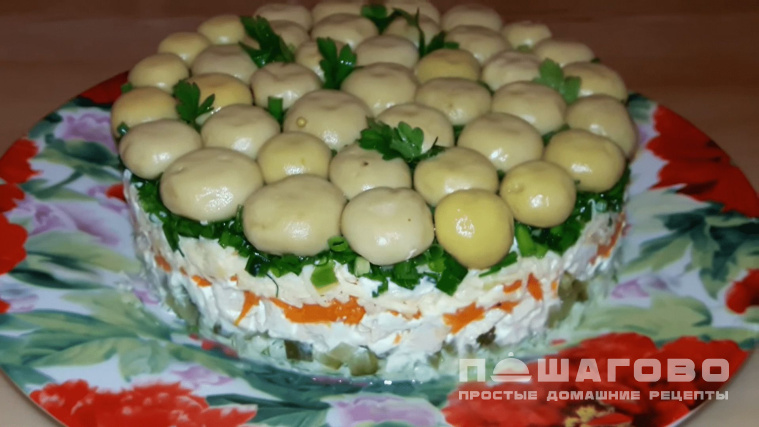 Салат Грибная поляна