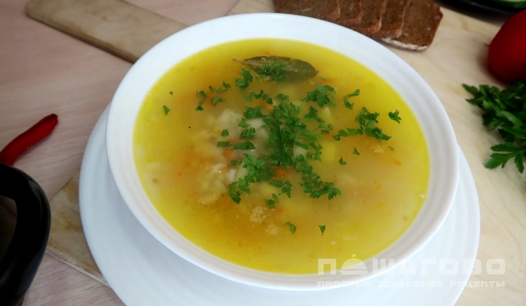 Суп из белой фасоли