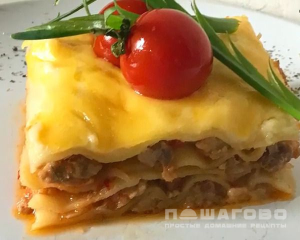 Лазанья в мультиварке