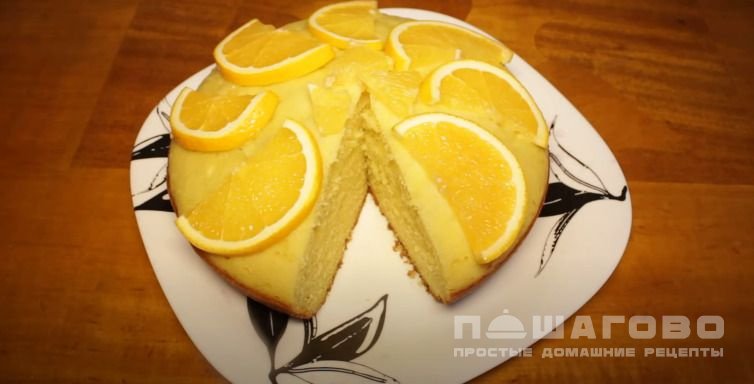 Апельсиновый кекс в мультиварке