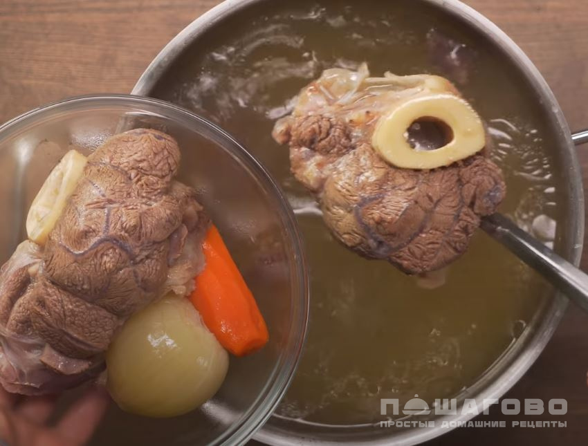 Фото приготовления рецепта: Суп из квашеной капусты с мясом - шаг 8