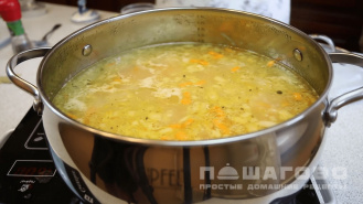 Фото приготовления рецепта: Запорожский суп из квашенной капусты - шаг 5