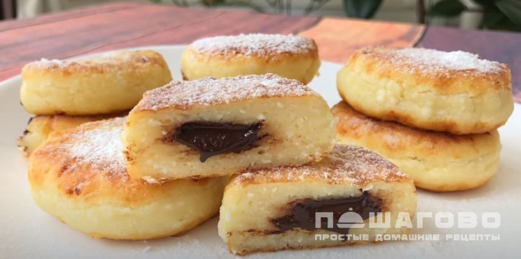 Сырники с ирисками