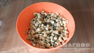 Фото приготовления рецепта: Кабачки как грибы на зиму - шаг 3