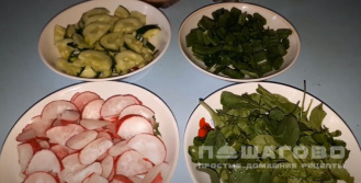 Фото приготовления рецепта: Руккола с редисом и помидорами - шаг 1