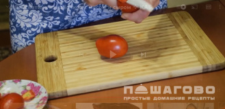 Фото приготовления рецепта: Запеканка из кабачков с фаршем и помидорами - шаг 13
