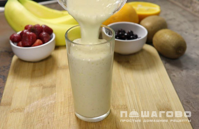 Смузи фруктовый с молоком