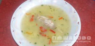 Фото приготовления рецепта: Куриный суп с кукурузной крупой - шаг 8