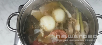 Фото приготовления рецепта: Свиные шкурки по-корейски - шаг 4