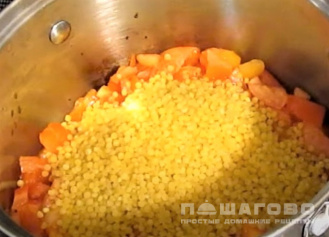 Фото приготовления рецепта: Суп с пастой птитим - шаг 3