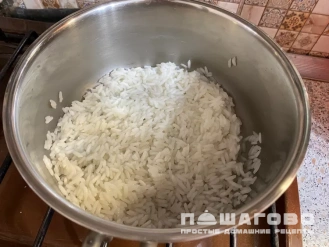 Фото приготовления рецепта: Тефтели из свинины и риса на ужин - шаг 1
