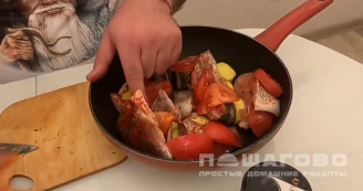 Фото приготовления рецепта: Щекур жареный на сковороде - шаг 4