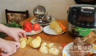 Фото приготовления рецепта: Узбекская шурпа в мультиварке - шаг 2