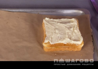 Фото приготовления рецепта: Сэндвич Крок-месье - шаг 4
