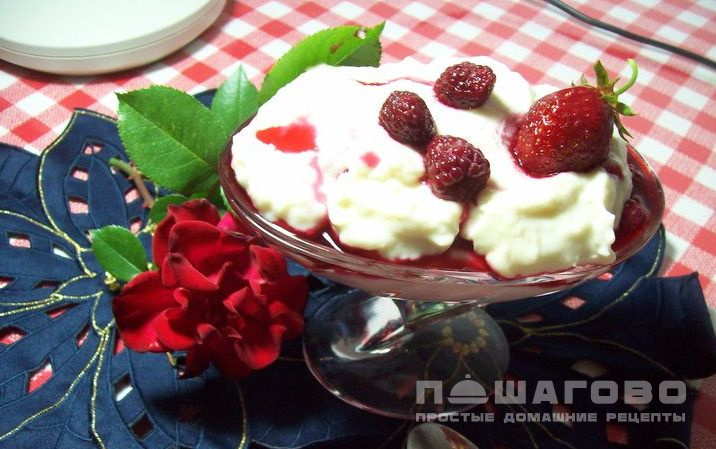 Бланманже без желатина