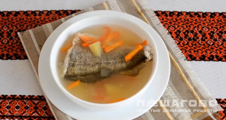 Уха из окуня речного