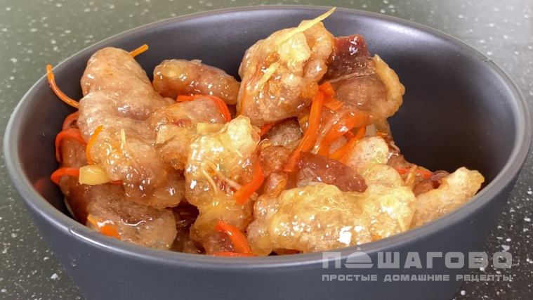 Свинина по-китайски в кисло-сладком соусе с овощами: рецепт с фото | Меню недели