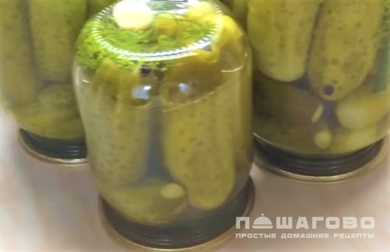 Огурцы с яблоками