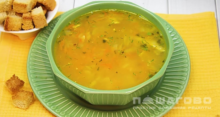 Гороховый суп с мясом и картофелем
