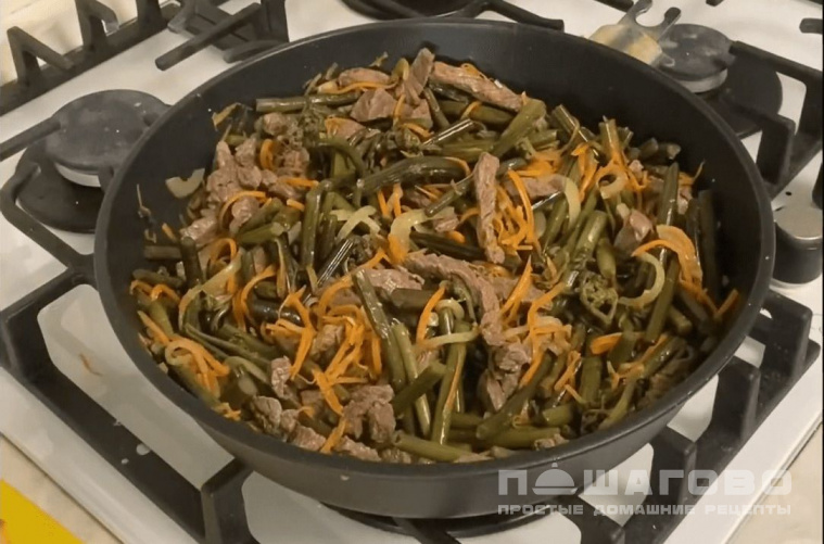 Папоротник с овощами на сковороде – пошаговый рецепт приготовления с фото