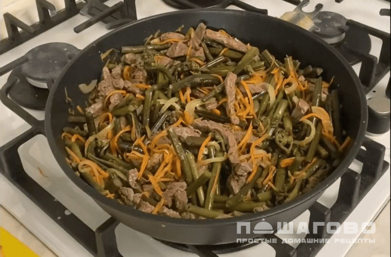 Папоротник с соевым мясом