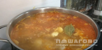 Фото приготовления рецепта: Суп из квашеной капусты - шаг 8