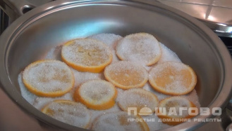 Фото приготовления рецепта: Карамелизированные апельсины - шаг 5