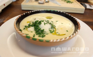 Фото приготовления рецепта: Суп из устриц со сливками - шаг 4