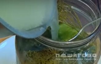 Фото приготовления рецепта: Засолка огурцов в крепком рассоле - шаг 5